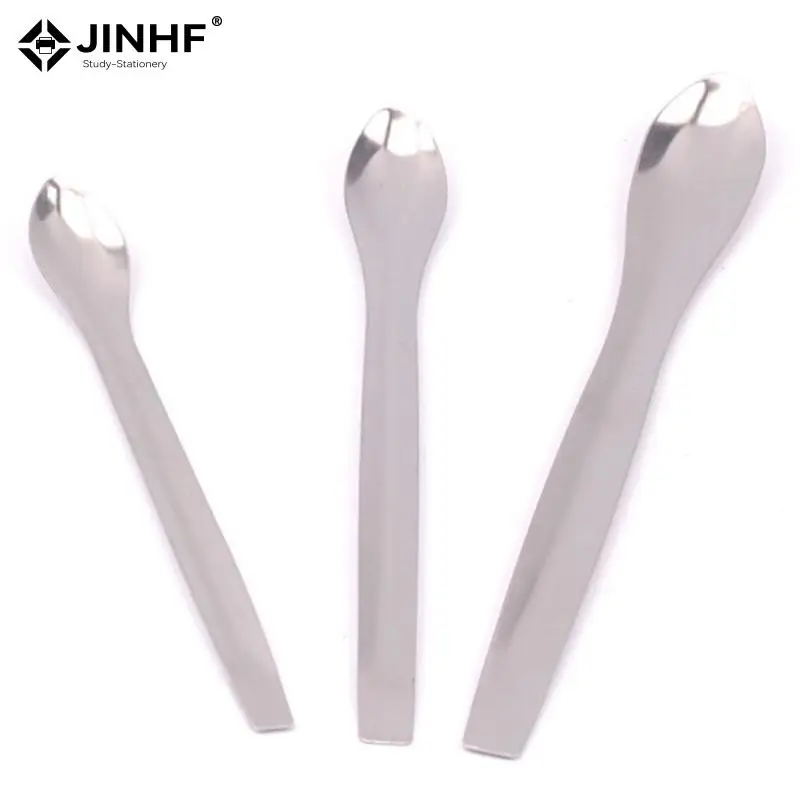 Lunghezza 16/18/20/22 centimetri In Acciaio Inox Cucchiaio Mestolo Cucchiaio Medicinali Doppio-ended Esperimento di Farmacia  21