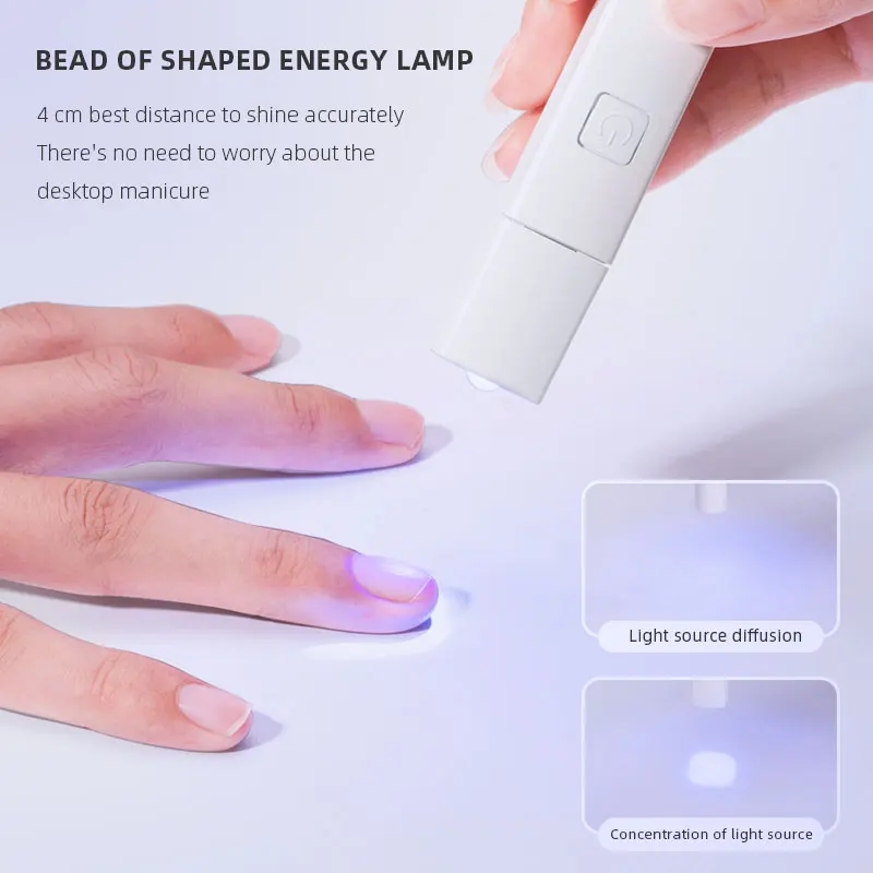Portable Mini Nail Dryer Lamp UV LED Nail Light For Curing All Nail Gel Lamp Quick Dry USB Nail Art Tool Gift Home Travel Use