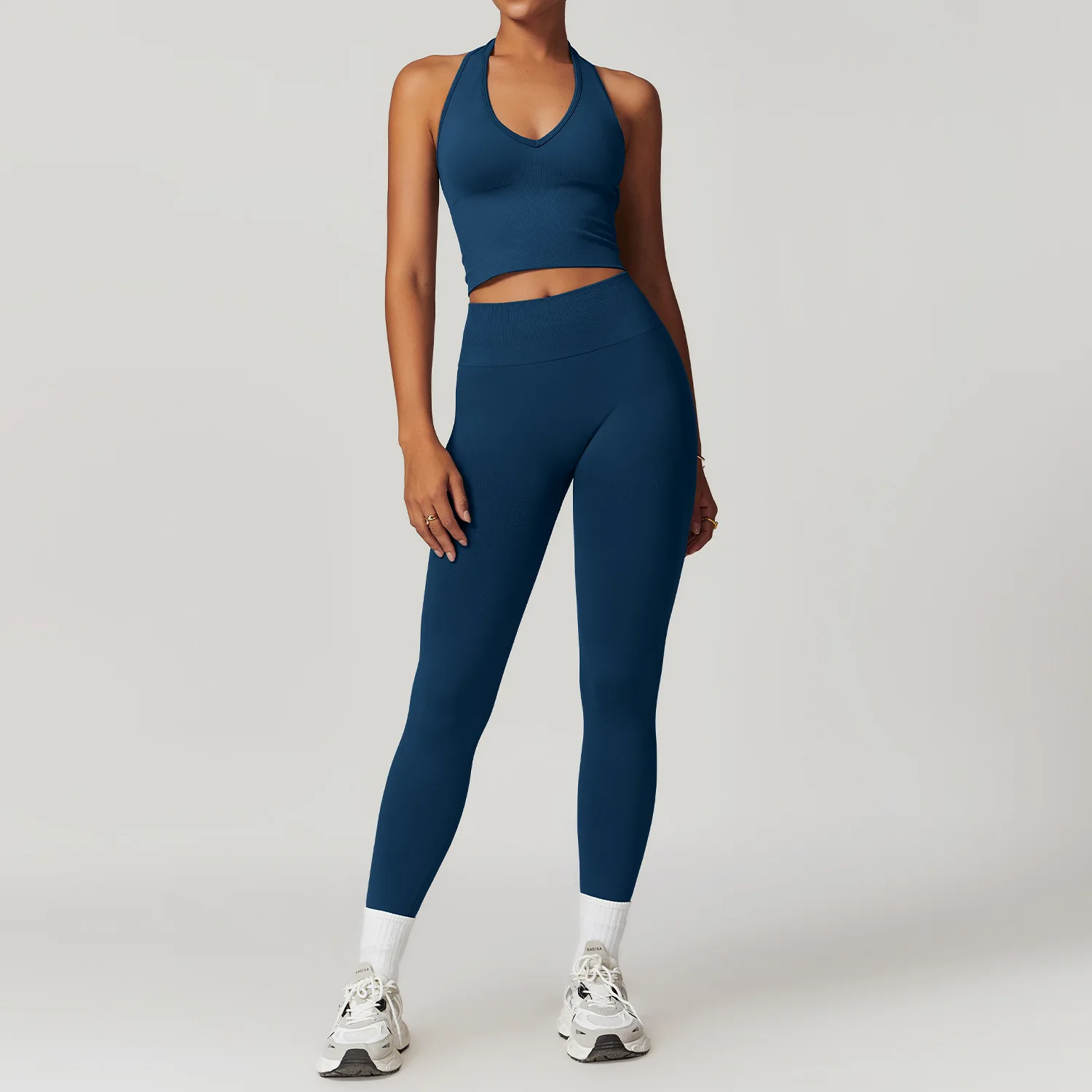 2pcs Seamless Yoga Set Gym Clothes Athletic Wear Yoga Suits For Women Fitness Set Tracksuits Sports Bra Gym Leggings Sportswear 5