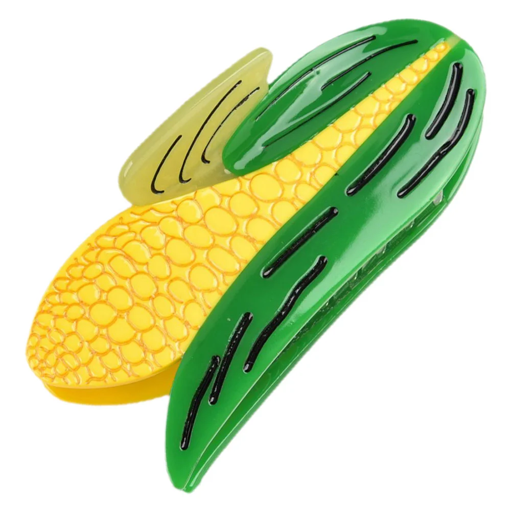 

Cute Corn Decorative Hair Clipss Bitter Gourd Hairpin Jewelry Gifts For Women Accessories Elegant Hair Decor