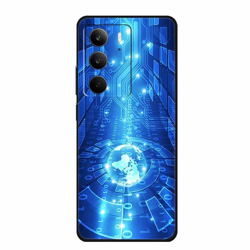 Fashion Black Silicone Soft Phone Case - Protective Back Cover