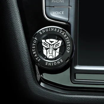 Copertura del pulsante di arresto di avvio Onekey per auto Decorazione interna dell'auto Copertura protettiva dell'interruttore di avviamento dell'accensione del motore Anello di avvio del motociclo