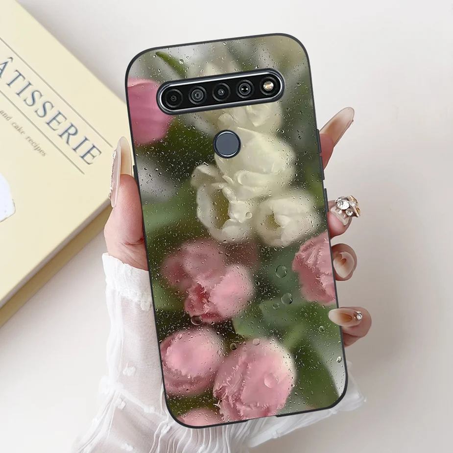 Cute Letters Cartoon Soft TPU Matte Phone Case Cover