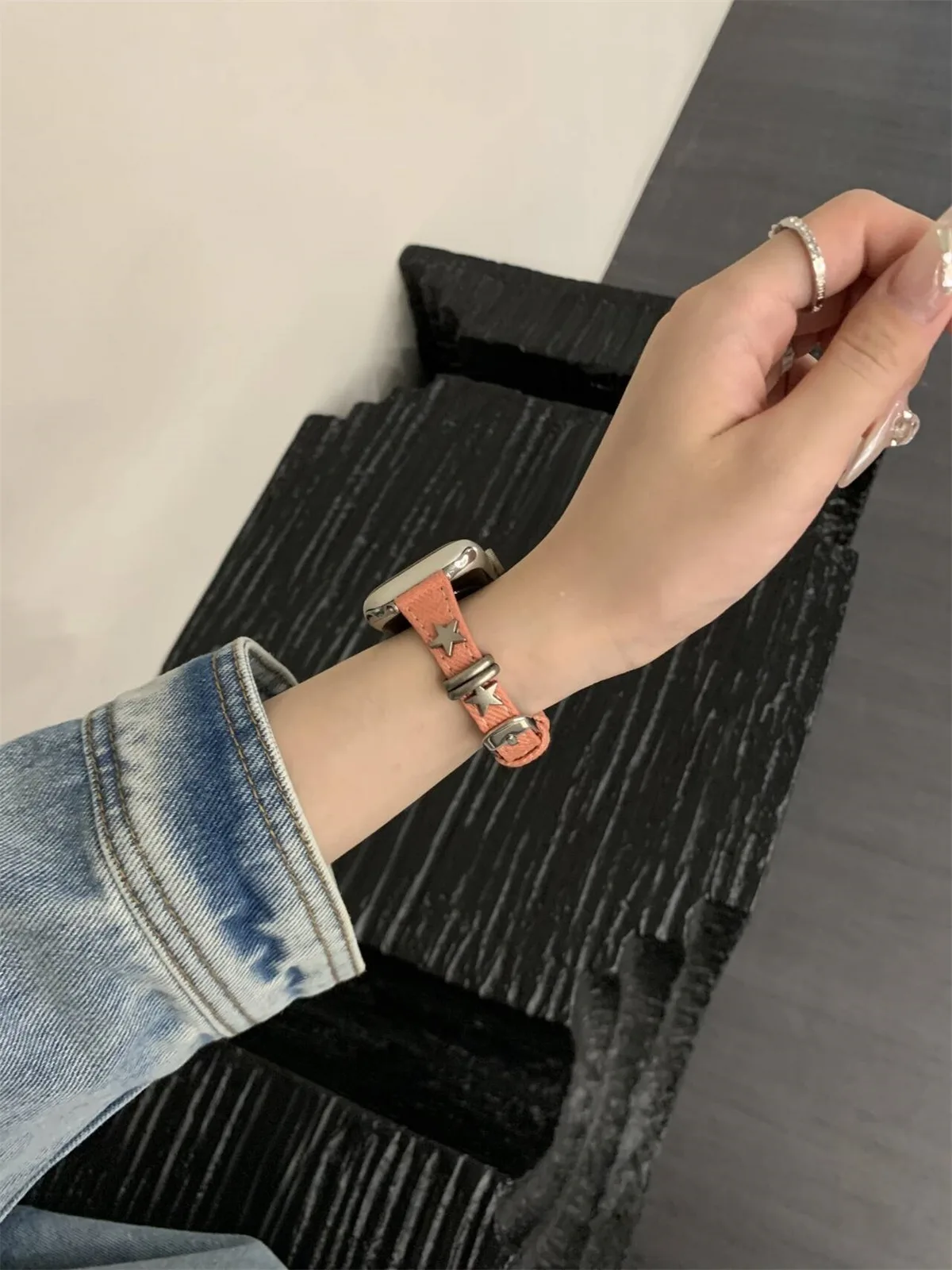 Bracelet de montre pour iWatch 42/44/45/46/49 mm 38/40/41 mm Bracelet de montre mode et loisirs pour montres série Ultra2 série 10/9/8/7/6/5/4/3/2/1_voghion.com