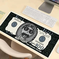 100 Money Keyboard Mouse Pad Desk Mat, 3D Gaming Mouse Pad, Gift Mouse Pad With Non-Slip Rubber Base 2