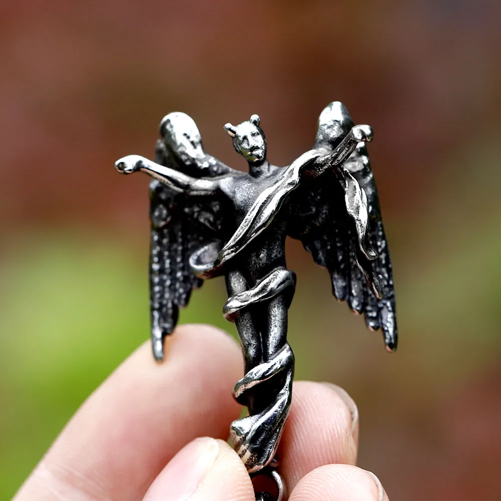 Fallen Angel Rhinestone Fallen Angel Jewelry: The Truth Behind the 316L Stainless Steel Lucifer ...