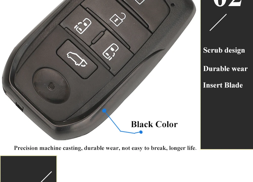 Keyforkess Xhorse XM38 Smart Key XSTO20EN FEN T.T 5 pulsante per Toyota 4D 8A 4A TOY-T telecomando universale Smart keyless Card - S94cca7d5100742c5b772fa43332e01ebJ