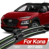 For Hyundai Kona 2017-2023 Front Windshield Wiper Blades 2pcs Windscreen Window Accessories 2018 2019 2020 2021 2022 1