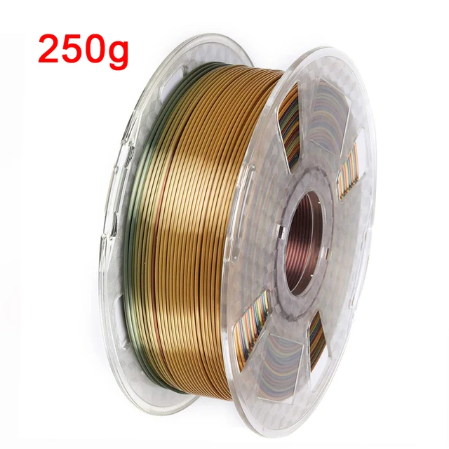 Silk PLA Rainbow 3d Printer Filament 1.75mm  Silky Rich Luster 3D PenPrinting Materials Like Multicolor Ramdon Print Material best plastic for 3d printing 3D Printing Materials