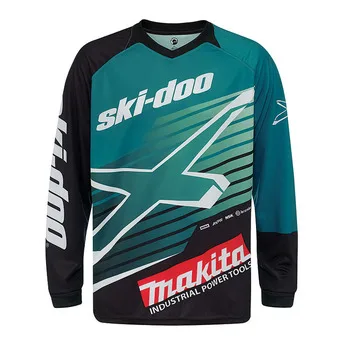 Maillot Cyclisme Homme - Manches Longues - Respirant & Séchage Rapide - Polyester/Spandex