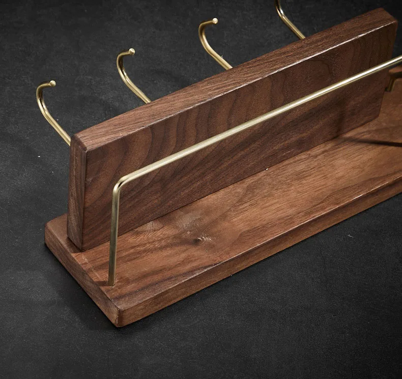 Wooden Hair Dryer Holder Bathroom Toilet Multifunctional Storage Rack