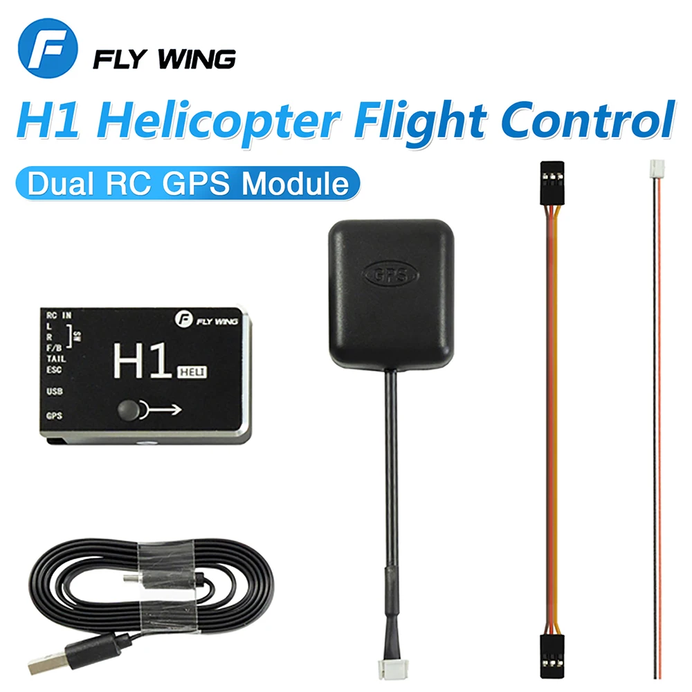 FLY-Wing-H1-RC-GPS-Helicopter-Flight-6CH-Flybarless-Gyro-System-for ...