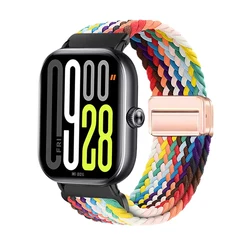 Braided Magnetic Bracelet Strap - 22mm Premium Watchband Belt - Redmi watch 5 Active (Pride edition)