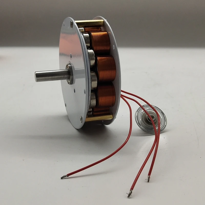 Miniature Disc Type iron Core Generator with Strong Magnetic and High Power Generation, Multi Pole Three-phase AC Generator
