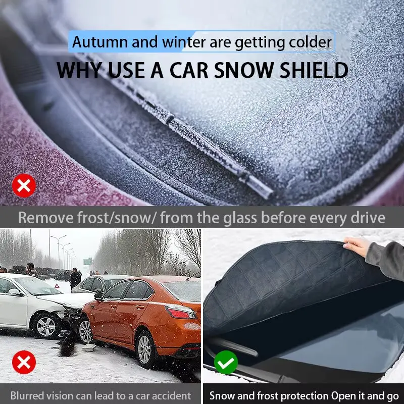 Waterproof Car Snow Shield Winter Windshield Cover
