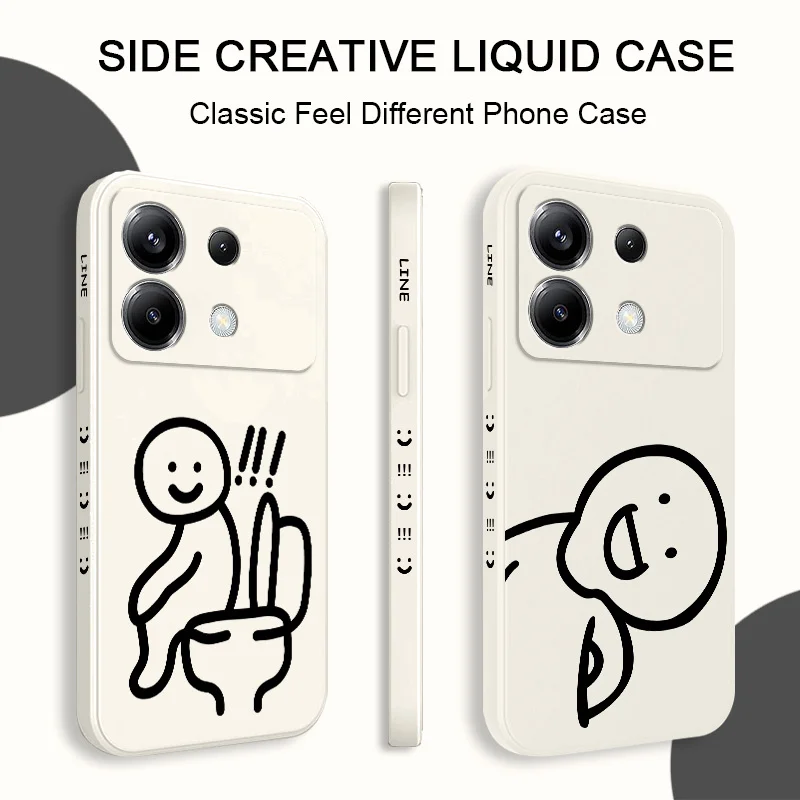 Quirky Cartoon Silicone Phone Case