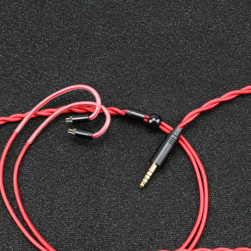 Xinhs-hybrid Hifi Headphone Cabo Coaxial Vertentes 4n Prata Pura Mais 7n Cobre Puro K05 - Image 4