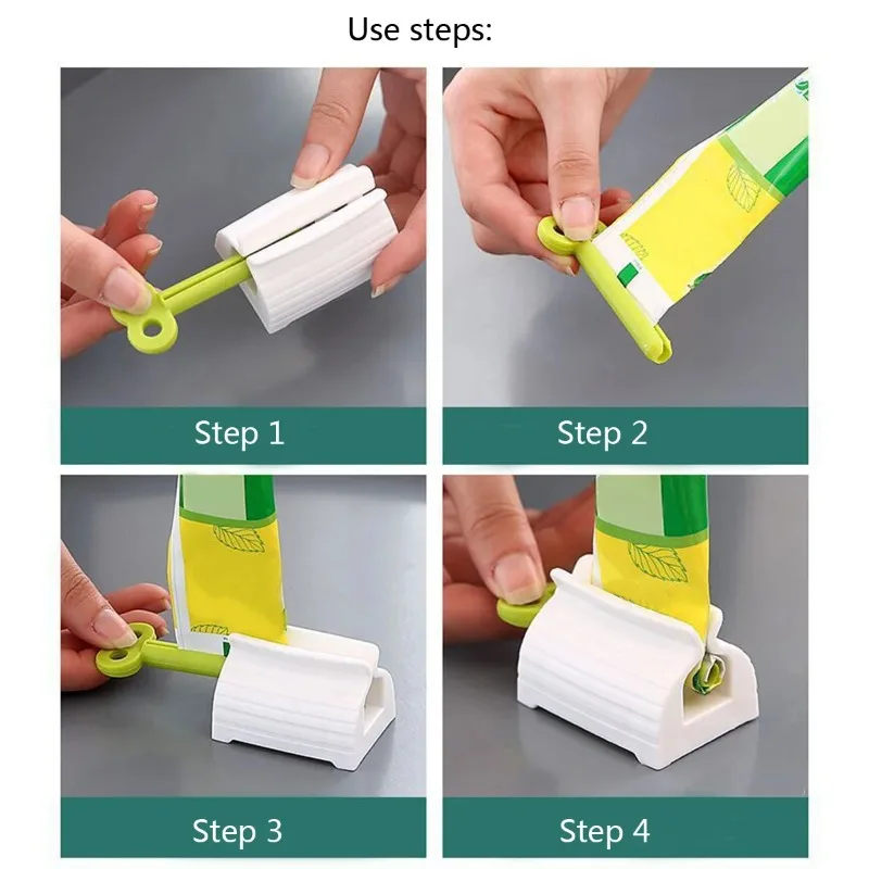 Efficient Toothpaste Tube Squeezer -  Hassle - Free  Roller  for  Smooth  Brushing  Experience,  Space - Saver  Design