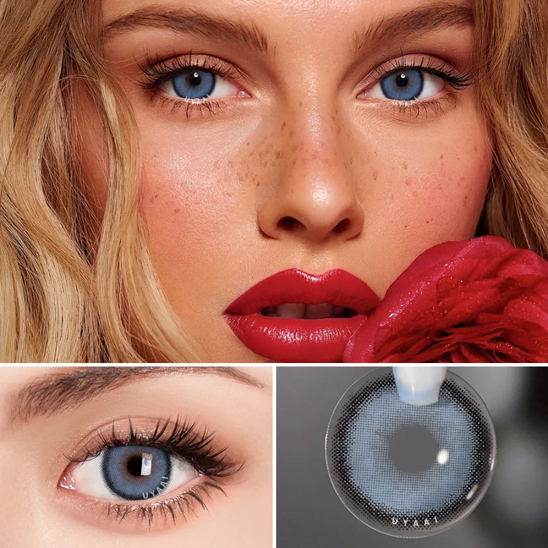 Uyaai 1 Pair Euphoria Contact Lenses For Eyes Pupils Dress Beauty