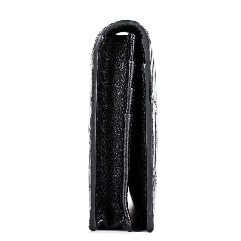 New Fashion Business Men's Alligator Wallets Crocodile Genuine Leather Long Organizer Wallet Boy Brand Luxury Card Holder Purse 4