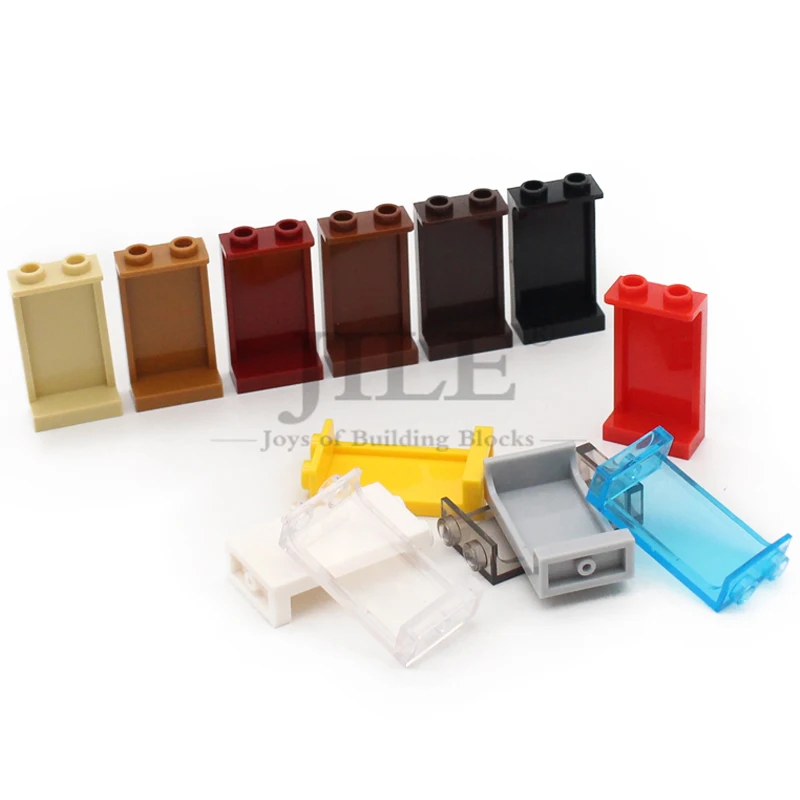 MOC 87544 패널 측면 지원 중공 스터드 DIY 빌딩 블록 벽돌, 도시 스트리트 뷰 액세서리 장난감 호환, 1x2x3, 30 개