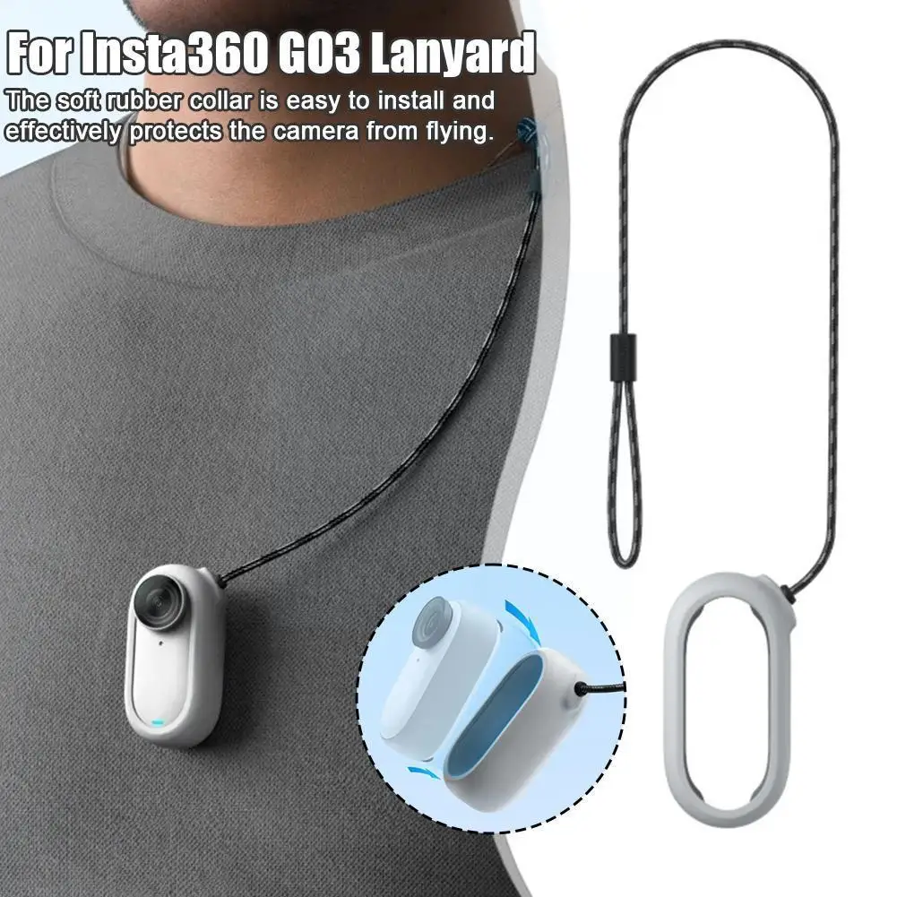 

1 шт., серый защитный шнур для Insta 360 GO3 Q3D6