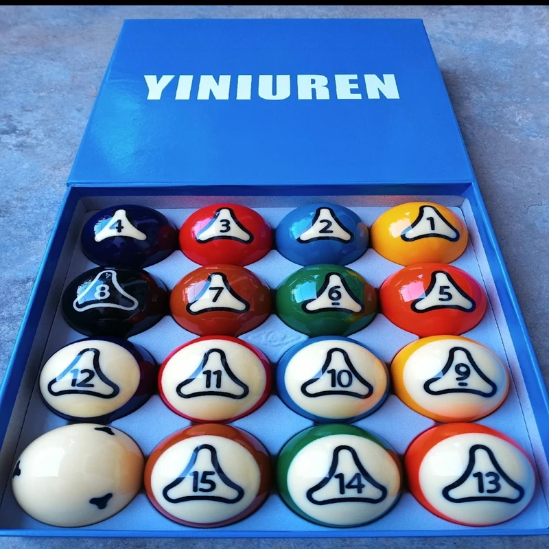 Premium Billiard Balls Pool Table Accessories 2-1/4" Regulation Size 16 Pool Balls Billiard Set