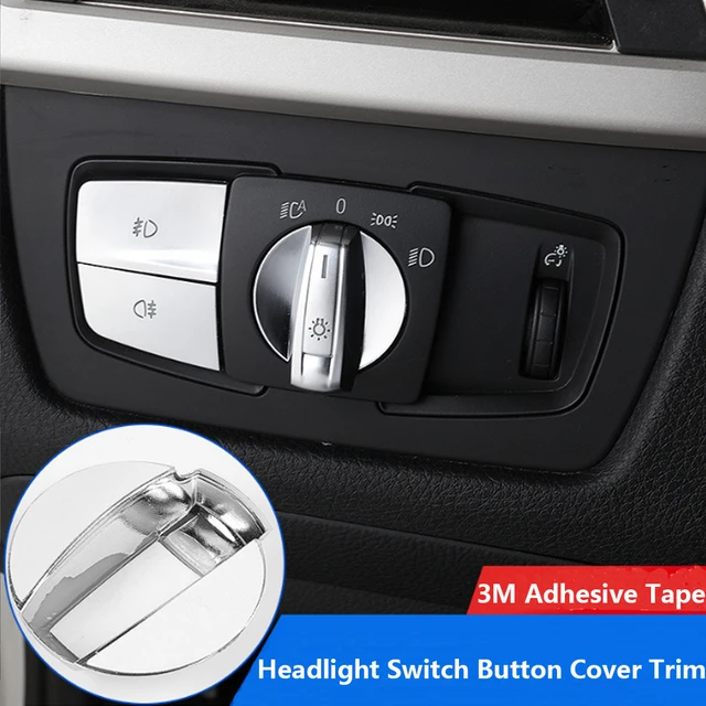 Coperchio Interruttore Fari BMW - Cromato, Per Serie 1/2/3/4, X5, X6