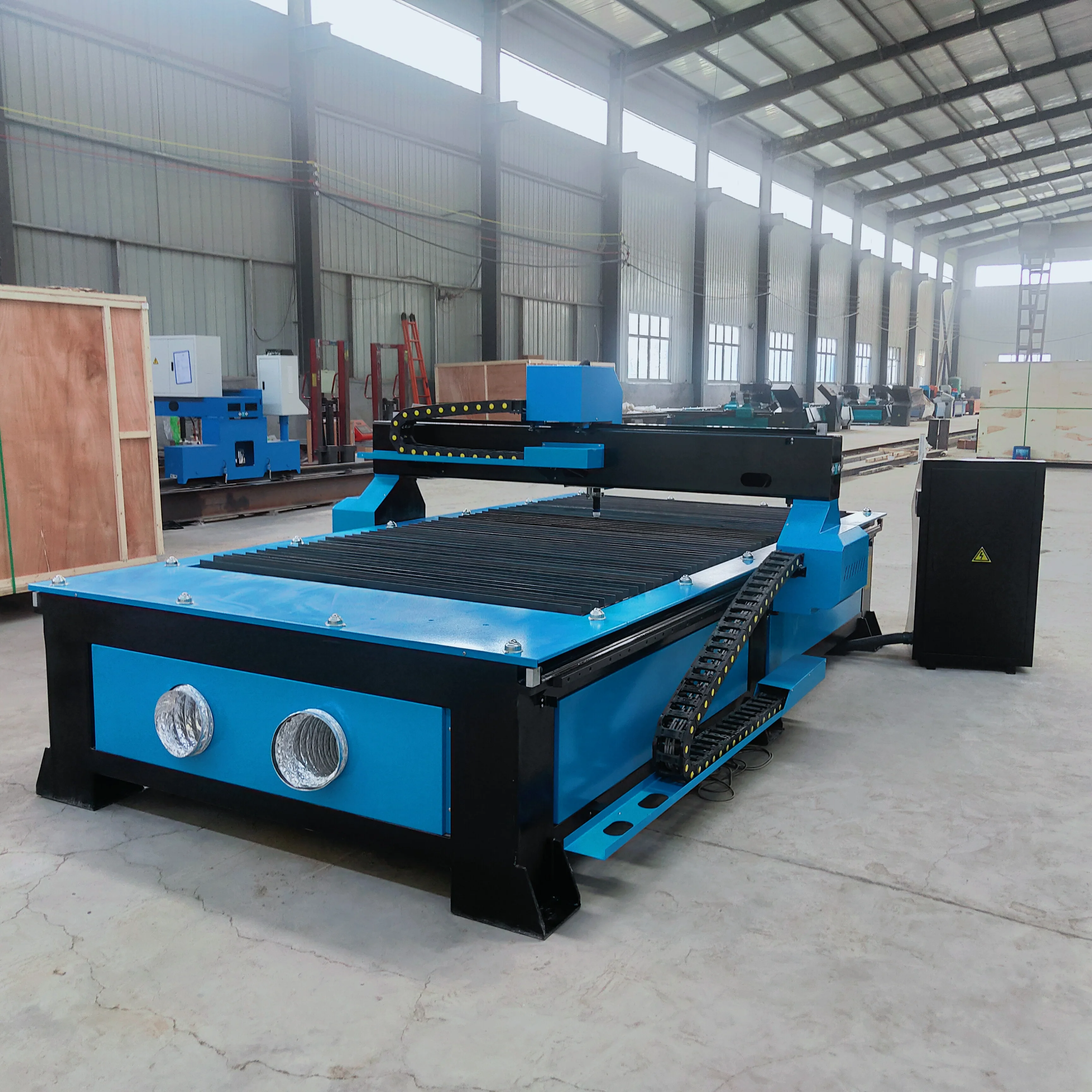 ROBOTEC 1500*3000mm 1530 63A 120A 25mm CNC Plasma Cutter Automatic Plasma Cutting Machine Electrode Nozzle Included Metal Cutter 3