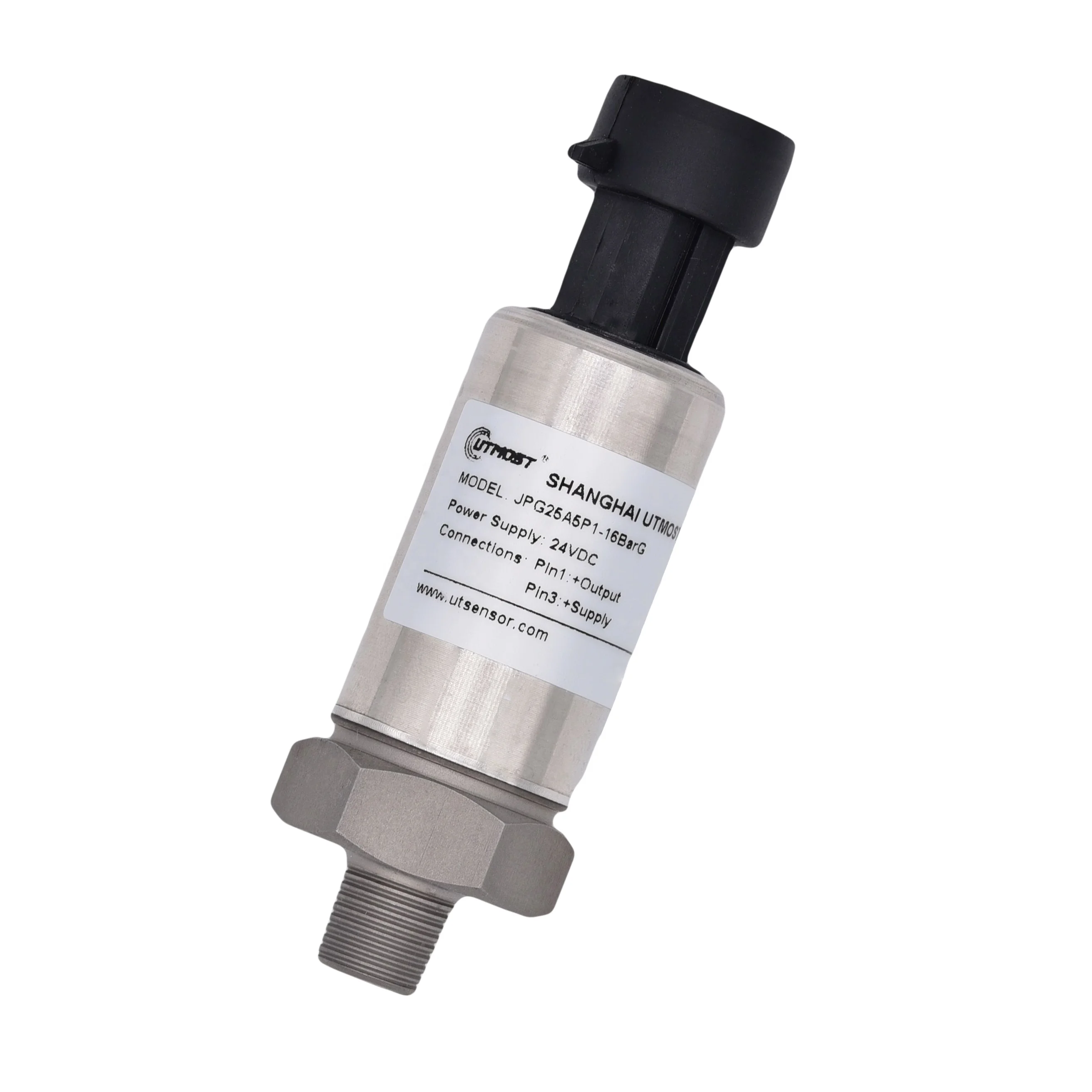저비용 0.5% 초고정밀 5V 1/8인치 NPT 3바 스팀용 압력 센서