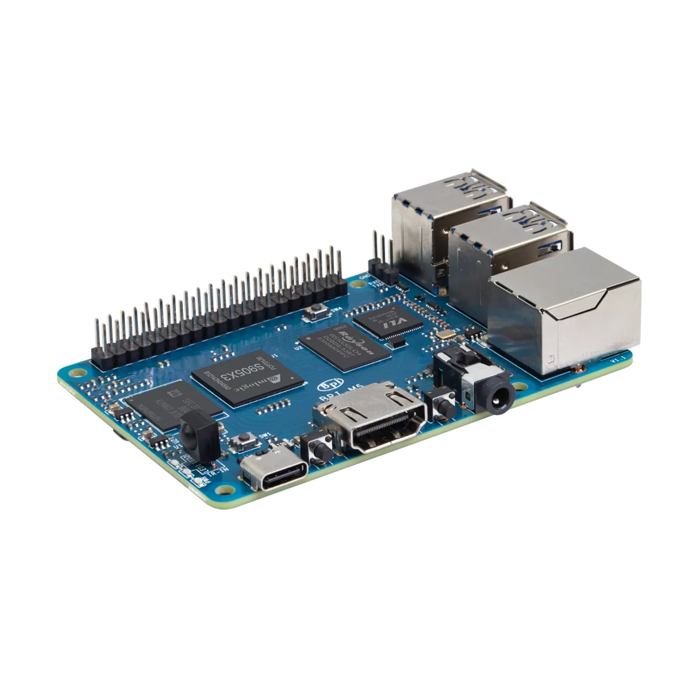 Banana PI BPI M5 4GB LPDDR4 New Generation Single Board Computer Amlogic S905X3 Design Open-source Odroid C4 Raspberry Pi 4