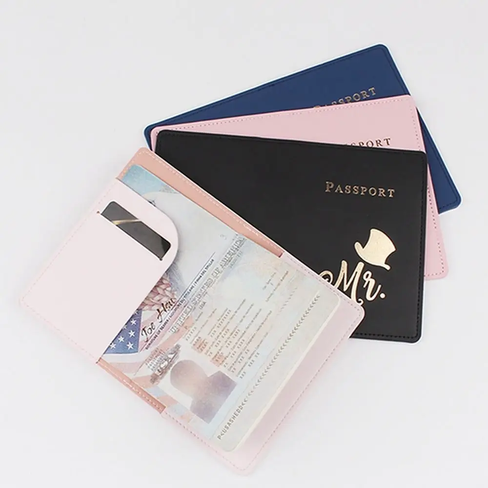 

PU Leather Protector Cover Packet ID Card Pouch Credit Card Passport Holder Passport Cover Purse Bags