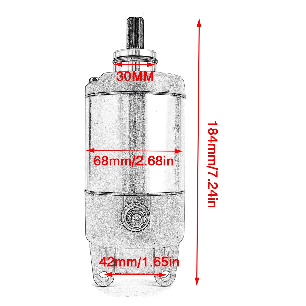 Motorino Di Avviamento Muslimex Per Honda Cb500 1994 Cb 500 1996-2002 Cb500S 1996-2002 Muslimate