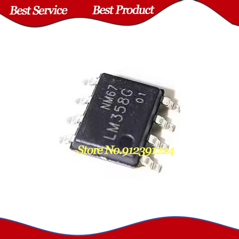 

10 шт./партия, модель LM358G LM358G-SO8-R SOP8