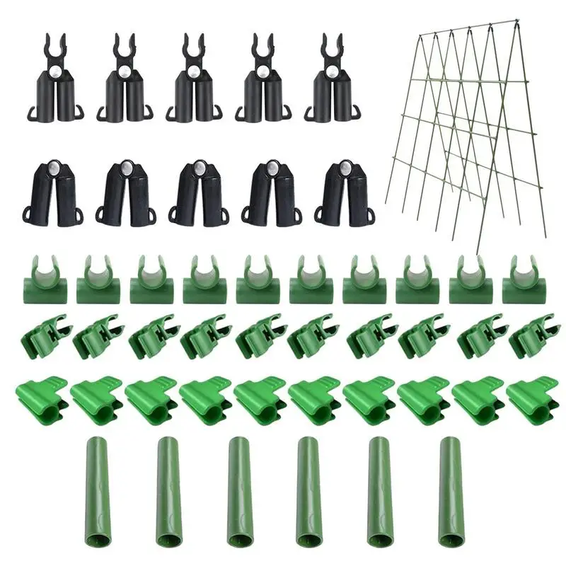 

Adjustable Trellis Connector Clip Garden Pipe Clip Buckles Plant Stakes Connector Plant Connector Stake Clip For Stakes