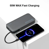 CUKTECH Built In Cable Power Bank 20000mAh 55W Max USB C 2-Way Fast Charging For Macbook Pro iPhone 15 Xiaomi 2