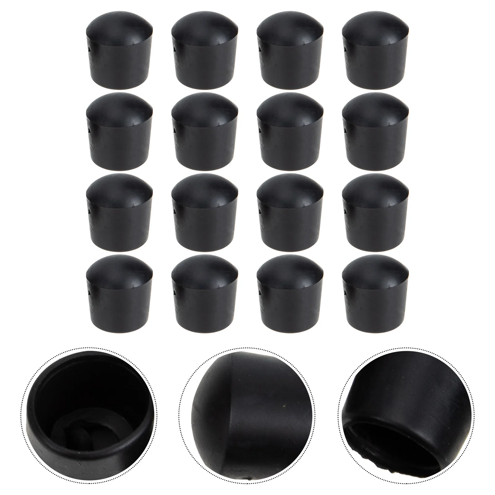 

16Pcs Safety Foosball End Caps Soccer Table Tip Plugs Football Machine Accessories