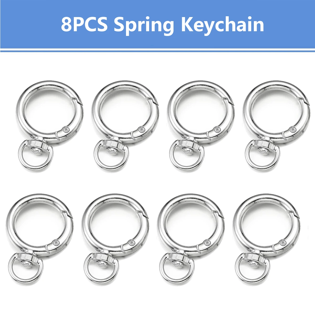 Versatile Metal Alloy O-Ring Key Hooks
