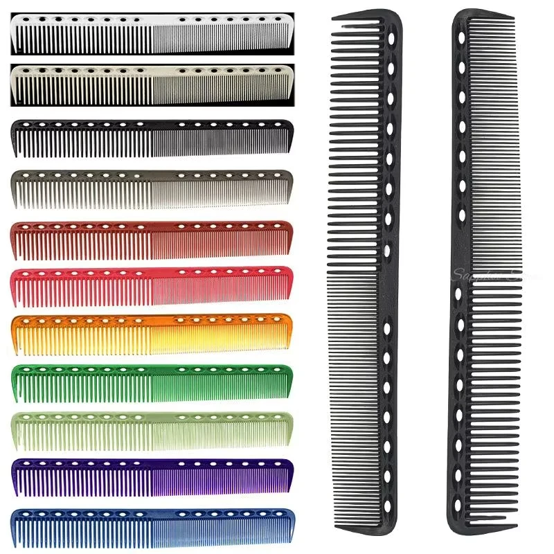 1pc 339 Hairdressing Haircutting Comb Professional Salon Stylist Tools Japanese 18cm Resin Barber's Comb Multiple Colors 6