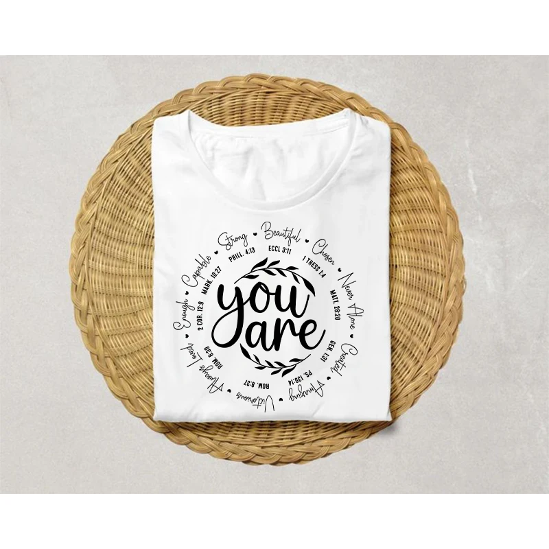 그리스도 예수 신 테마 다리미, DIY 여우 인쇄 패치, 패션, Fnuuy 블랙, 성서 구절 디자인, 맞춤형 열 DTF 전송 St