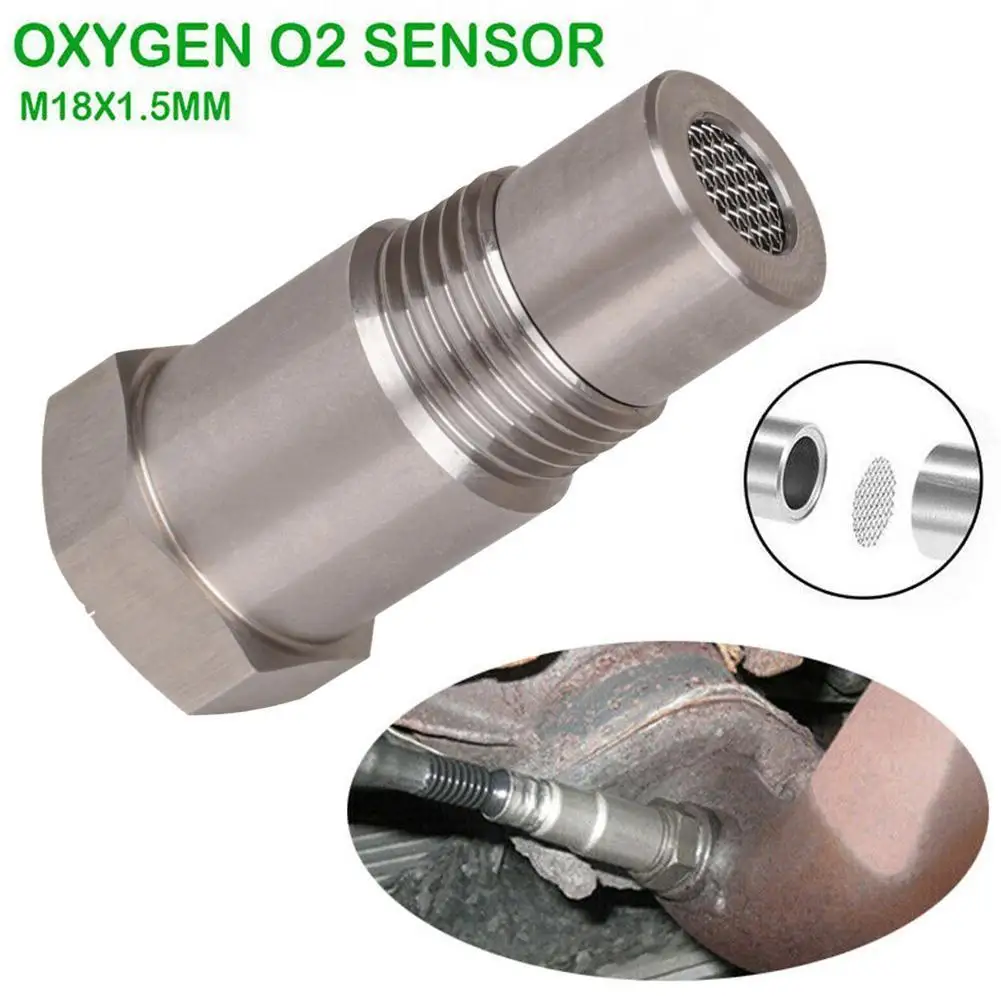 

Automobile Adapter-Oxygen Sensor Filter Extension Screw M18 * 1.5 Check Engine Light Eliminator For OFF Road Catalyst Sensor