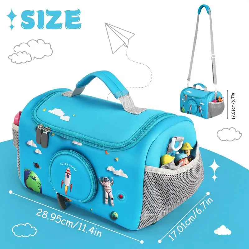 Shockproof Waterproof Fleece Zipper Storage Box Portable Kid Smart Speaker Protector Bag For Toniebox Playtime Puppy Starter Set