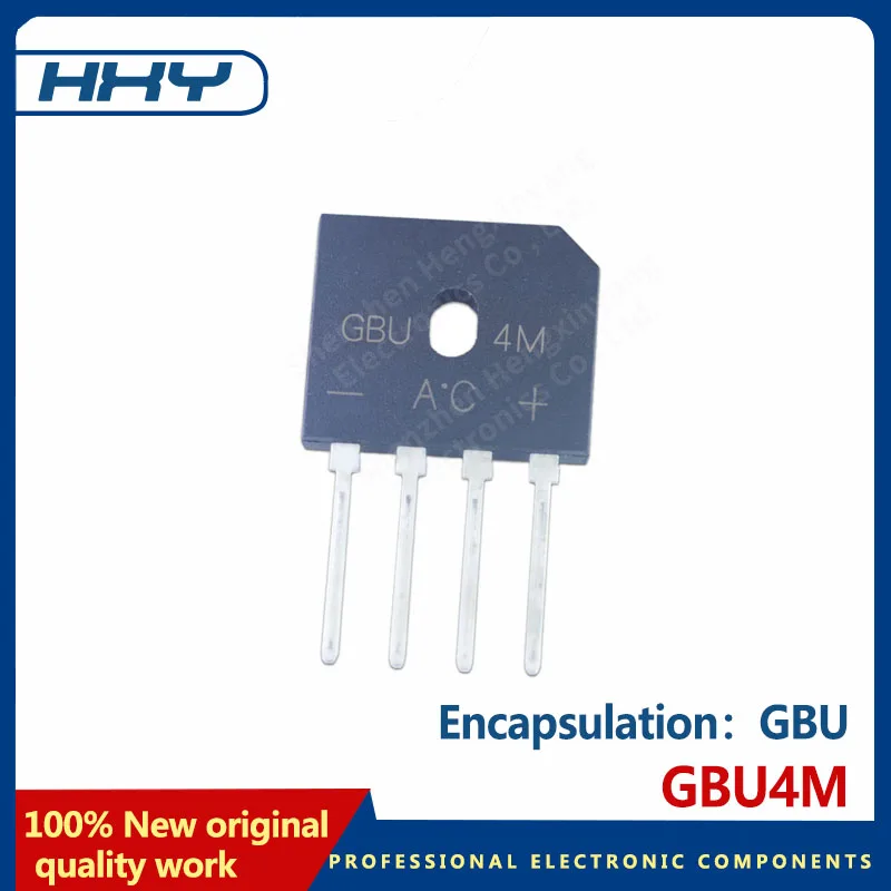 10PCS GBU4M 브리지 스택 플랫 브리지 4A 1000V GBU 패키지
