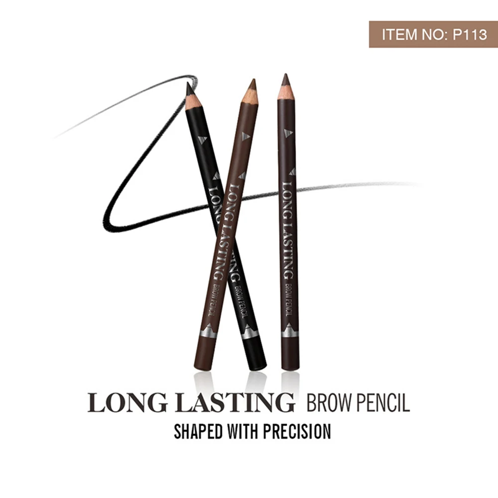 12 pz/set matita per sopracciglia impermeabile precision Brow Definer penna per sopracciglia marrone bionda nera trucco a lunga durata 3 colori cosmetici