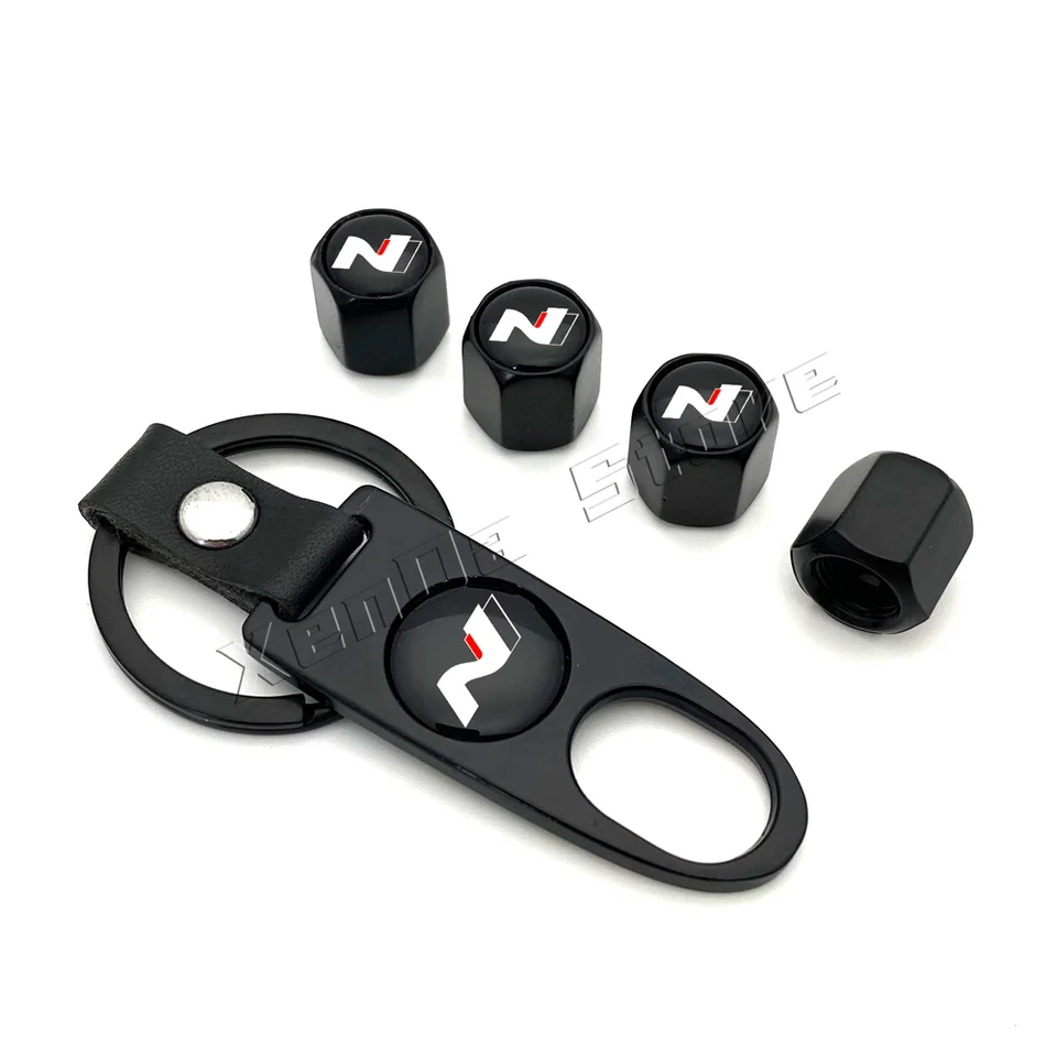 Tappi Valvole Auto Metallo SUDORF - Set 4 Pezzi Per Hyundai N Line, I20, I30, Tucson - Cappucci Decorativi Pneumatici - Foto 7