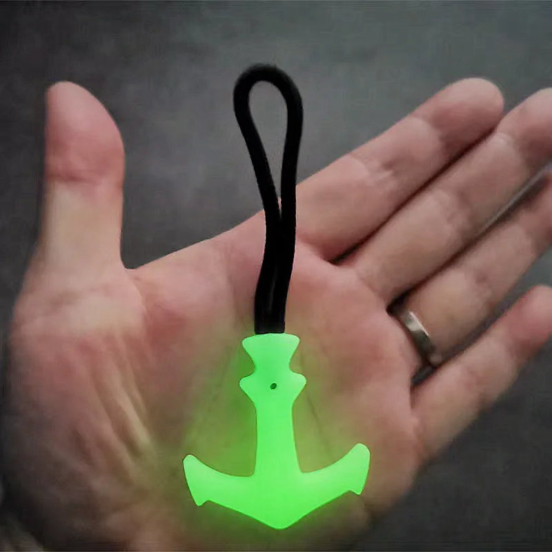 쉽 앵커 지퍼 헤드 핸들 로프 참 택티컬 백 랜야드 지퍼 풀 연장 개조 액세서리..