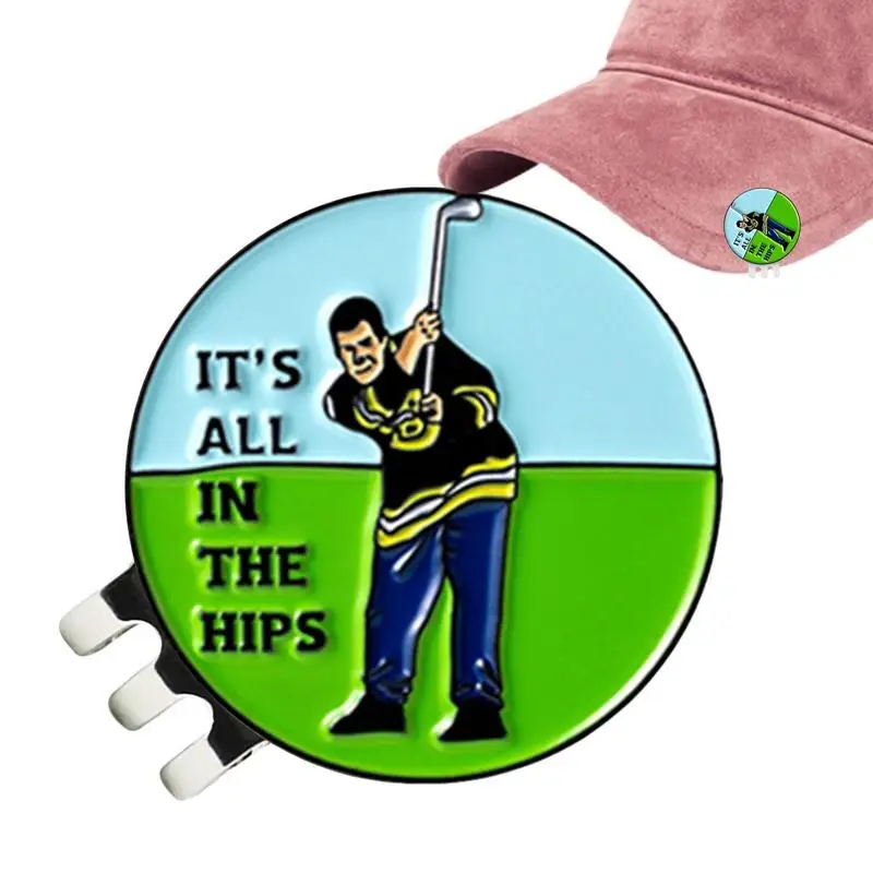 Dark Humor Hint Style Golf Caps Decor Clamp Meme "THAT'S WHAT SHE SAID" Funny Golf Marker Magnetic Hat Clip For Ball Mark