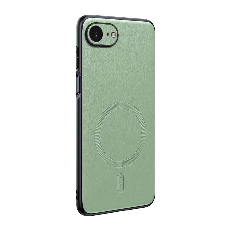 Für iPhone 17e Hülle Magnetische Leder-Schutzhülle für iPhone 17e 16e Anti-Fingerabdruck Rutschfeste PC+TPU-Hülle – Detail 3