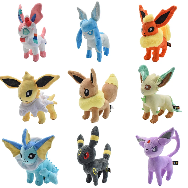 

TAKARA TOMY Pokemon Plush Toy Standing Eevee Umbreon Espeon Sylveon Flareon Glaceon Jolteon Vaporeon Leafeon Toys