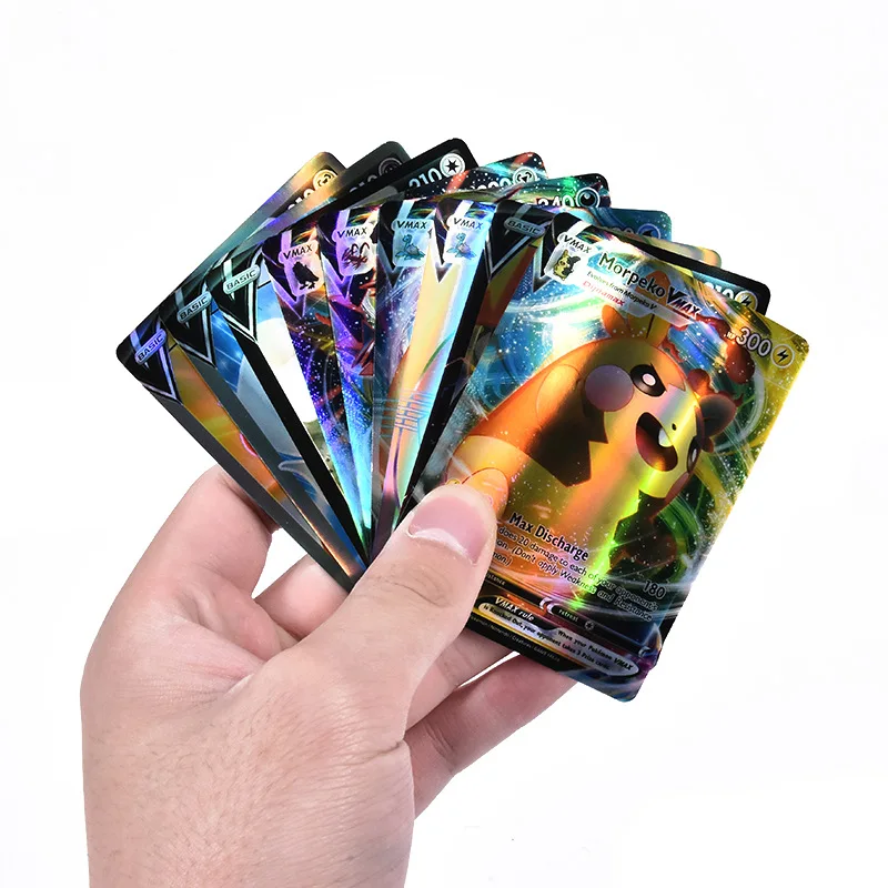 

Customized.product.Custom Holographic Cards Board Game Vmax GX Mega Team Energy Trading Card Gold Foil